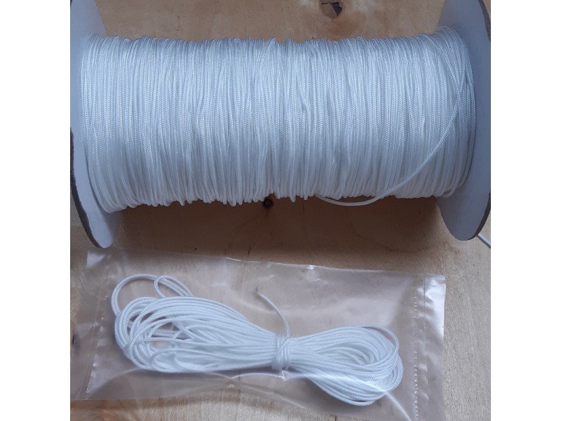 Vertical Blind Pull Cord 2mm Superfine 5 Colours